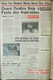 Página do jornal Correio do Ceará de agosto de 1964