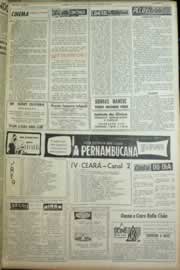 Página do jornal Correio do Ceará de agosto de 1964