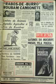 Página do jornal Correio do Ceará de setembro de 1964