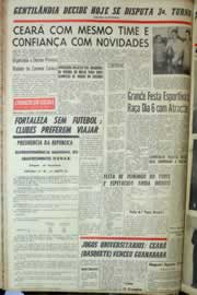 Página do jornal Correio do Ceará de setembro de 1964