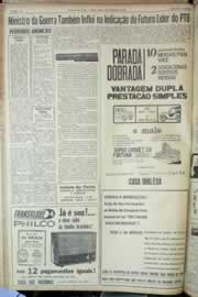 Página do jornal Correio do Ceará de setembro de 1964