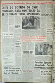 Página do jornal Correio do Ceará de setembro de 1964