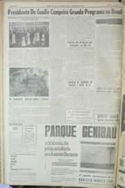 Página do jornal Correio do Ceará de setembro de 1964