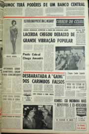 Página do jornal Correio do Ceará de setembro de 1964