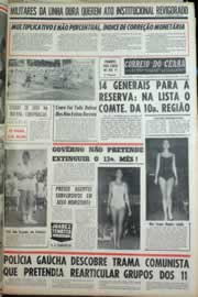 Página do jornal Correio do Ceará de setembro de 1964