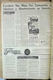 Página do jornal Correio do Ceará de setembro de 1964