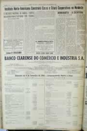 Página do jornal Correio do Ceará de setembro de 1964