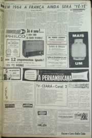 Página do jornal Correio do Ceará de setembro de 1964