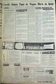 Página do jornal Correio do Ceará de setembro de 1964