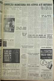 Página do jornal Correio do Ceará de setembro de 1964