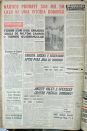 Página do jornal Correio do Ceará de setembro de 1964