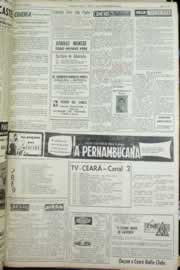 Página do jornal Correio do Ceará de setembro de 1964