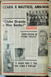 Página do jornal Correio do Ceará de setembro de 1964