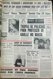 Página do jornal Correio do Ceará de setembro de 1964