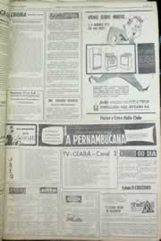 Página do jornal Correio do Ceará de setembro de 1964
