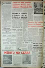 Página do jornal Correio do Ceará de setembro de 1964