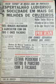 Página do jornal Correio do Ceará de setembro de 1964
