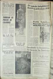 Página do jornal Correio do Ceará de julho de 1965