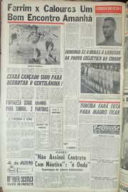 Página do jornal Correio do Ceará de julho de 1965
