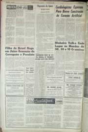 Página do jornal Correio do Ceará de julho de 1965