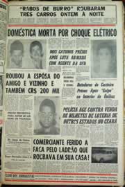Página do jornal Correio do Ceará de julho de 1965