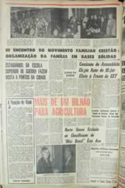 Página do jornal Correio do Ceará de julho de 1965