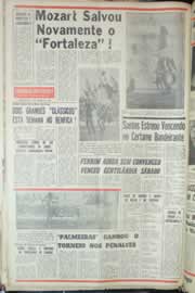 Página do jornal Correio do Ceará de julho de 1965