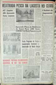 Página do jornal Correio do Ceará de julho de 1965
