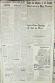 Página do jornal Correio do Ceará de julho de 1965