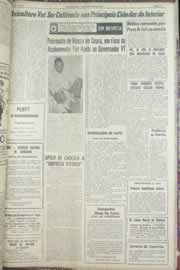 Página do jornal Correio do Ceará de julho de 1965