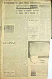 Página do jornal Correio do Ceará de julho de 1965