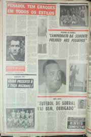 Página do jornal Correio do Ceará de julho de 1965