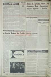 Página do jornal Correio do Ceará de julho de 1965