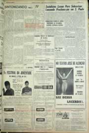 Página do jornal Correio do Ceará de julho de 1965