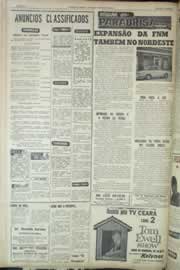 Página do jornal Correio do Ceará de julho de 1965