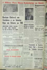 Página do jornal Correio do Ceará de julho de 1965