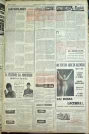 Página do jornal Correio do Ceará de julho de 1965