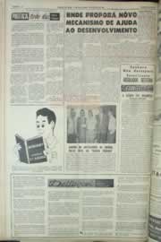 Página do jornal Correio do Ceará de agosto de 1965