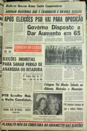 Página do jornal Correio do Ceará de agosto de 1965