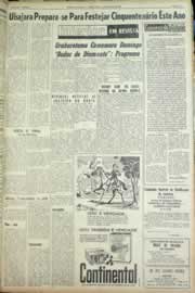 Página do jornal Correio do Ceará de agosto de 1965