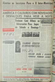 Página do jornal Correio do Ceará de agosto de 1965