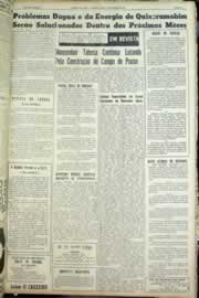 Página do jornal Correio do Ceará de agosto de 1965