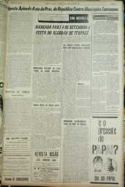 Página do jornal Correio do Ceará de agosto de 1965