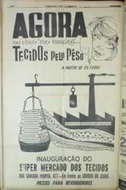 Página do jornal Correio do Ceará de agosto de 1965