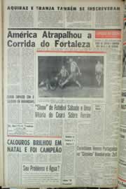 Página do jornal Correio do Ceará de agosto de 1965