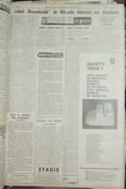 Página do jornal Correio do Ceará de agosto de 1965