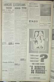 Página do jornal Correio do Ceará de agosto de 1965