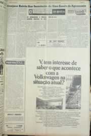 Página do jornal Correio do Ceará de agosto de 1965