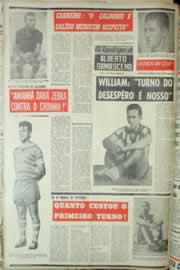 Página do jornal Correio do Ceará de agosto de 1965