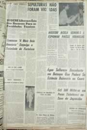 Página do jornal Correio do Ceará de agosto de 1965
